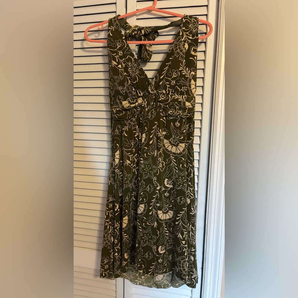 Speechless Green Halter Maxi Dress for Weddings